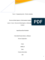 Tarea 4 - Guía Componente Práctico - Procesos de Orden Superior y El Entrenamiento Cognitivo y Cerebral