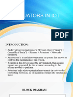 Actuators in Iot