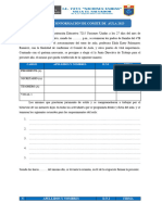 Acta de Conformacion de Comite de Aula