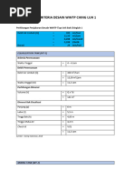 Penjabaran Kriteria Desain WWTP Chingluh 1 Kap. 300