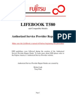 Lifebook T580: Authorized Service Provider Repair Guide