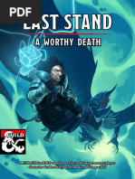 Last Stand A Worthy Death