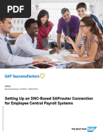 Setting Up An SNC-Based SAProuter Connection For Employee Central Payroll Systems