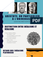 8 - Artistote Du Particulier A Luniversel