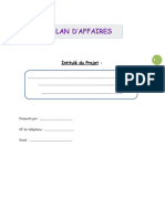 Business Plan Modèle