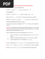 Semana 3 EDL. de ORDEN SUPERIOR. EDL Con Coefic. Constante Homogenea