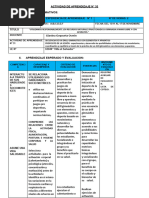 Actividad de Aprendizaje N 33 4tos