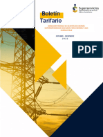 Boletin Tarifario Energia Trimestre IV 2022