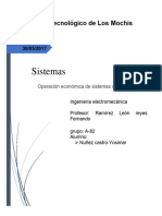 Operaciones Econimicas de Sistemas de Potencia, Nuñez Castro Yosimar A-82