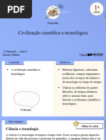 8 - Civilização Científica e Tecnológica