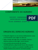 Clase Derechoagrario Componente Fecha Domingo 20 Sept 20 I Unidad