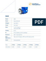 Spetsifikatsiya Marelli Motori Power Generation MJB