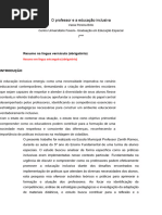 O Professor e A Educação Inclusiva - Vania Pereira Brito