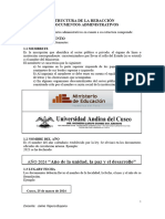 13 Estructura de La Redacci-N de Documentos Admi Completo