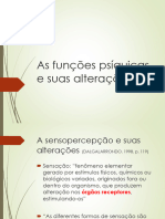 Alterações Psíquicas (Alucinações e Delírios)