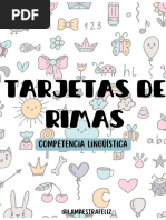 Competencia Lingüística TARJETAS de RIMAS