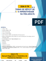 DSM 5 TR e o TDAH em Adultos.