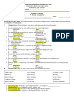 Grade 7 - Research Exam