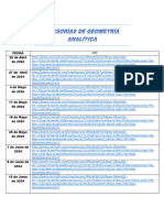 Asesorías de Geometría Analítica