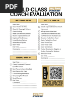 World Class Coach Evaluation