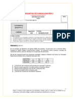 Preguntas de Consolidación 3: Docente: Ing° Ricardo M. Cerna Iparraguirre