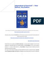 Calea Catre Independenta Ta Financiara - Peter Mallouk - Tony Robbins