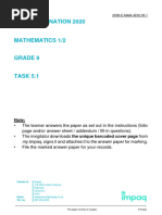 2020-MAT-Grade 09-Jun Exam - Paper 1