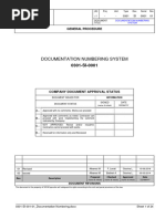 0301-SI-001-01 - Documentation Numbering