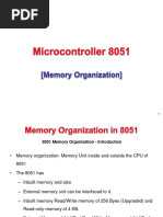 Unit 5-8051 Memory Organization