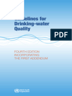 105.1 WHO Guidelines For Drinking-Water Quality 4th Edition