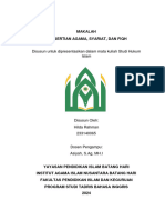 Makalah Studi Hukum Islam