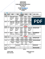 Student's Schedule