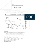 Practical No 1: Aim:Breadth First Search & Iterative Depth First Search