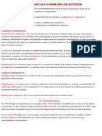 Ciencias Cuarto Cambios de Las Sustancias