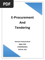 E Procurement