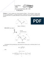 Gabarito AP1 Fsica 3B 2007-1