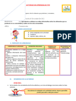 SESION N°05 Dialogamos Sobre Los Alimentos Que Producimos y Consumimos.