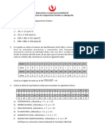 Lista de Ejercicios de Congruencias Lineales y Criprografía RSA