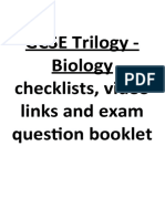 All Biology Checklists