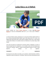 La Preparación Física en El Fútbol Infantil