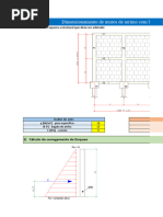 Contenção Blocos de Concreto - Planilha de Dimensionamento - 2