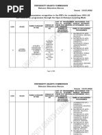 RecognisedHEIs (Ugc) FINALLIST