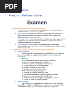 Examen Didactique