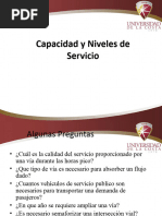 Capacidad y Niveles de Servicio