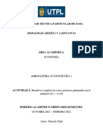 Econometría 2do Bimenstre - Investigación 4