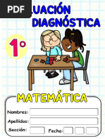 Evaluación Diagnóstica Matemática 1°-2024 Maestra Janet