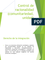 PP Ctrol de Integracionalidad