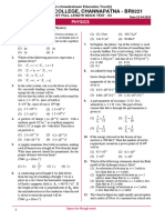 NEET Full Length Mock Test QP - 03