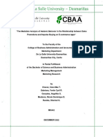 The Mediation Analysis of Hedonic Behavior in The Relationship Between Sales Promotions and Impulse Buying On e Commerce Apps