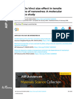 On The Da Vinci Size Effect in Tensile Strengths of Nanowires - A Molecular Dynamics Study